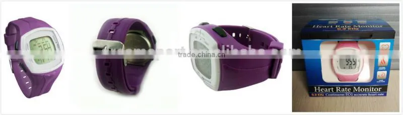 3D G-Sensor 7 days memory heart rate monitor wristband pedometer watch