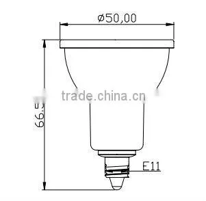 E11 6W 550Lm COB LED spotlight BT-ECO6WE11