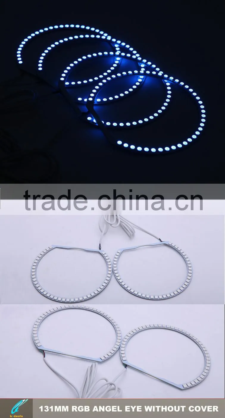 angel eye rgb e36, e38, e39, e46 131mm ring for bmw and Vaz 2106 for Lada