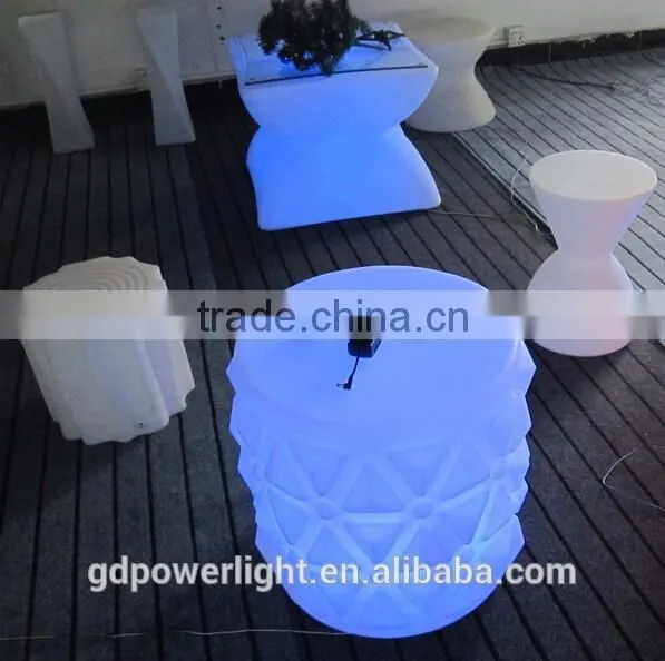 New PE plastic Stool with LED lights & remote control YXF-5048