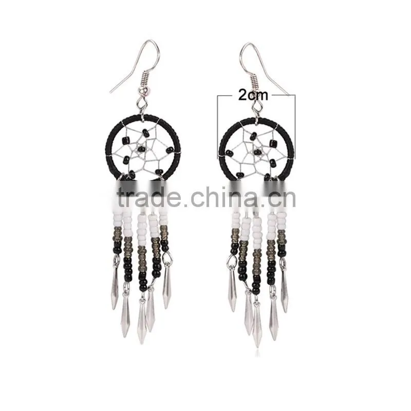 Hot 2016 American Design Dreamcatcher Wind Decoration Party Earring Dream Catcher