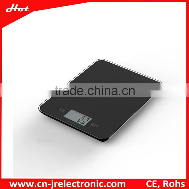 5KG tempered glass LCD display digital weighing scale