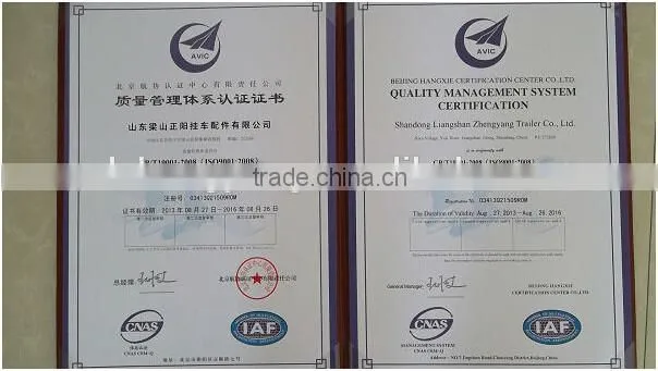 2015 HotSemi trailer suspension spring suspension American type suspension