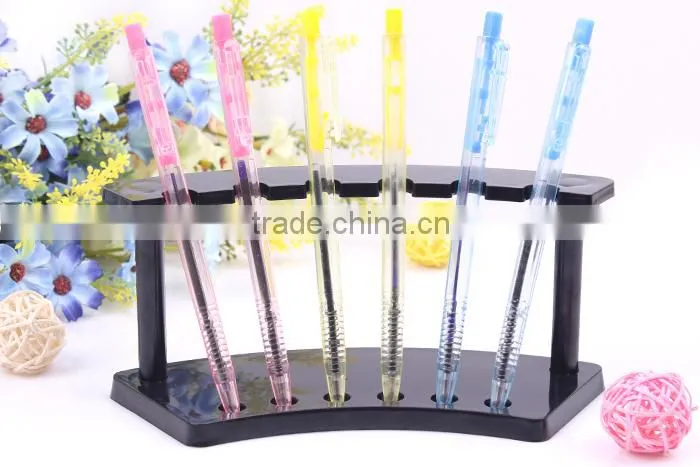 A68 ANPHY 6 pcs Ball Pen Rack Plastic PS Pen Shelf Display Holder