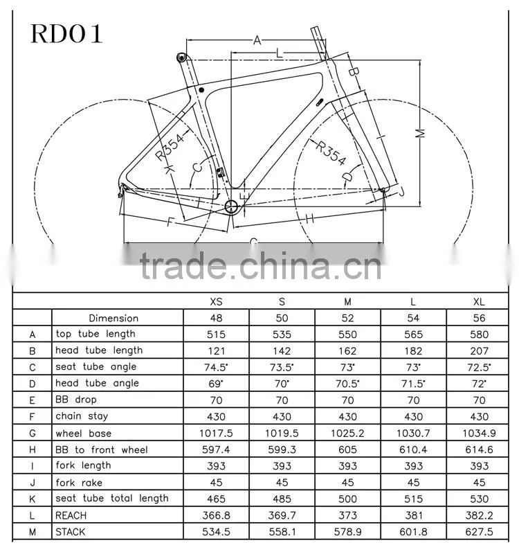2016 Chinese Toray 700C thru axle BB386 carbon disc brake RD01 road bike frame