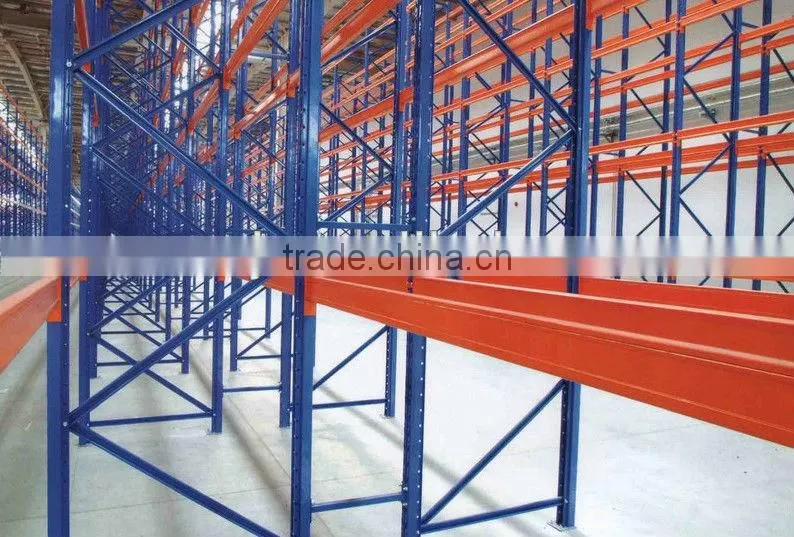 Heavy duty pallet racking system