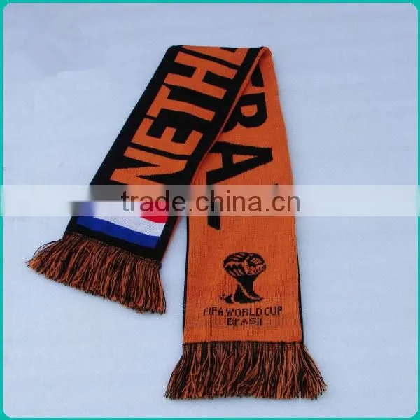 Custom Made Soccer Fans Scarf for Team