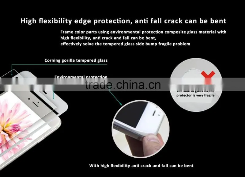 9H hardness anti scratch anti blue light tempered glass screen protector for 2016 new premium