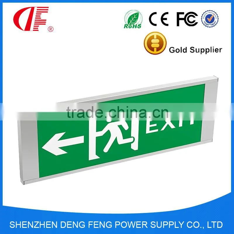 2015 Newest LED emergency exit sign with 3 hours emergency time