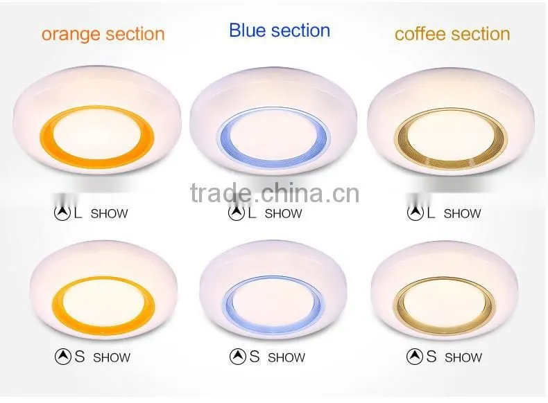 2016 hot sales led flush mount ceiling light small round 5 years gurantee 24 to 48W