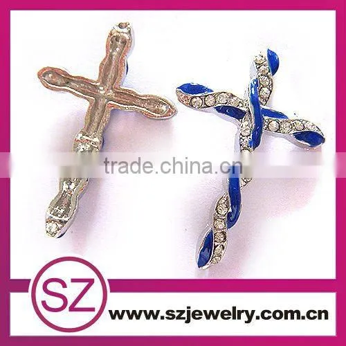 G70 newest green crystal cross religious pendant
