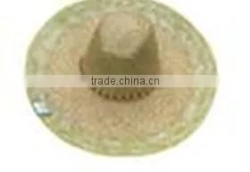 2016 Vietnam Promotional Palm Leaf Hat/ Cowboy Straw Hat for going beach