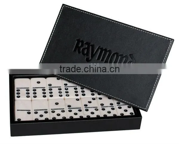 PU/PVC domino case with domino