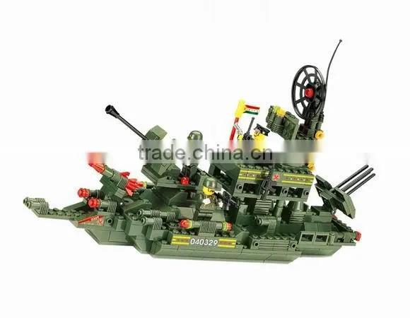 Factory outlet Military Warship Block Set boats for sale
