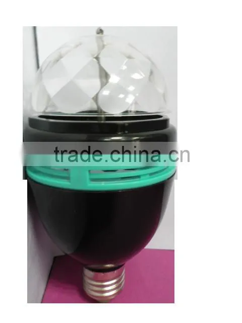 3W energy high lumen color changing e27 led bulb