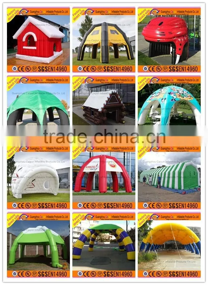 Giant blue inflatable bubble tent, inflatable tents for events