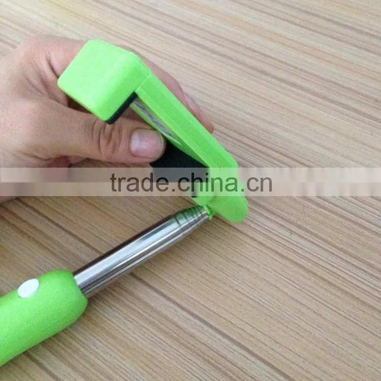 2015 new&hot selfie stick bluetooth, cable take pole selfie stick with cable
