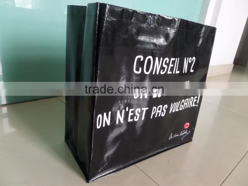Vietnam Promotion Reusable PP Woven Bopp Lamination Shopping Bag