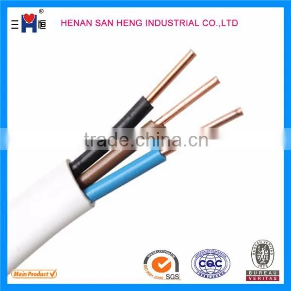 BVVB/RVVB multi-core copper flat cable