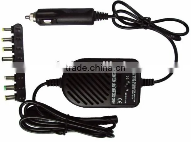 Wholesale 80w/90w universal laptop battery charger with 8 connectors, laptop charger for car