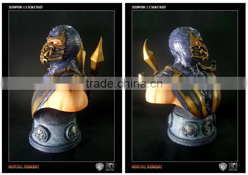1/2 scale Mortal Kombat MOVIE character resin bust