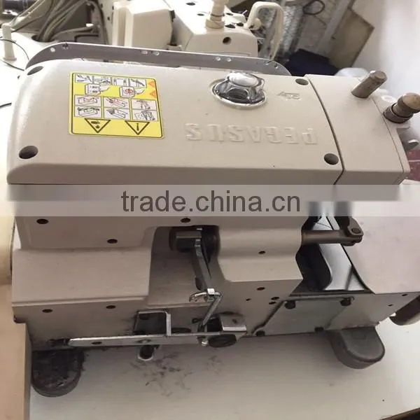 Useful high speed second hand pegasus M-800 four thread overlock indutrial sewing machine