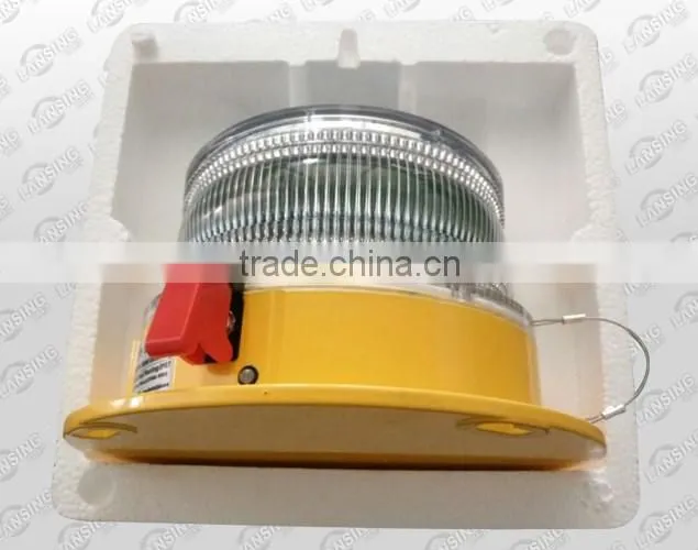 TY32D Double LED solar powered aircraft obstacle light/aviation warning light(Type B)