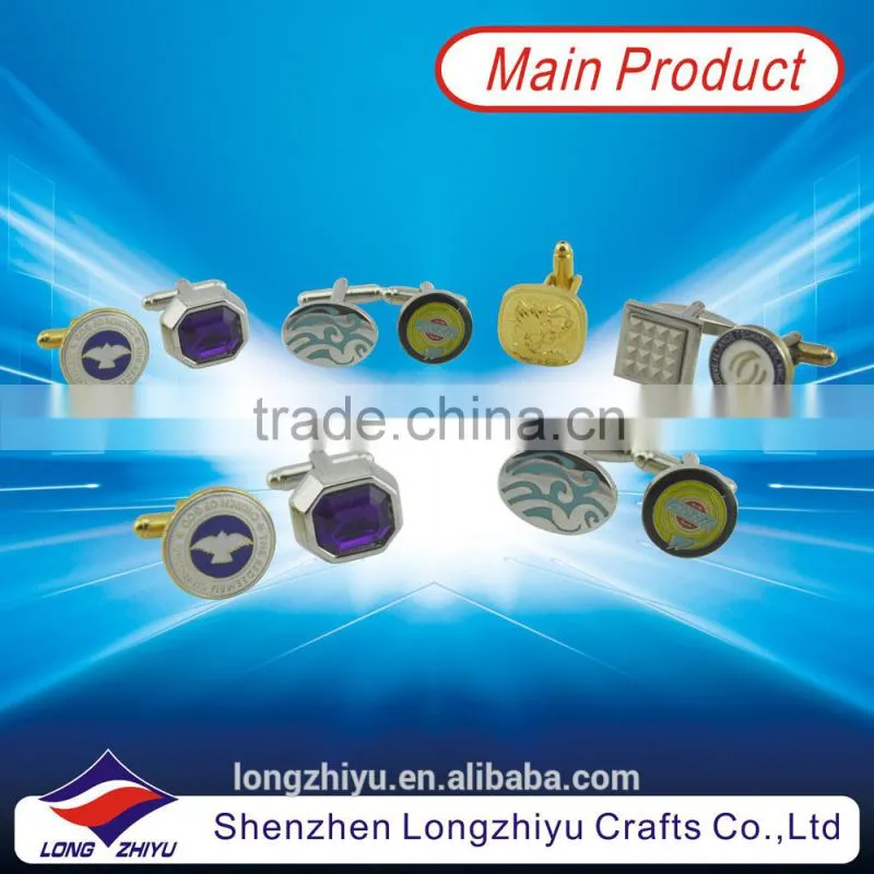 Engraved logo custom made cufflinks bulk cufflinks with cheap price