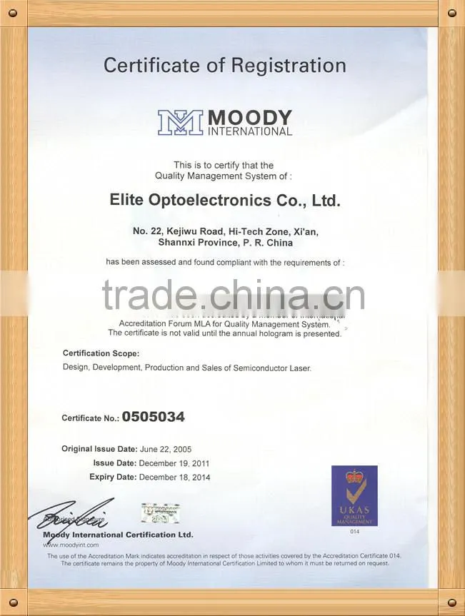 FDA IEC Standard laser diode array
