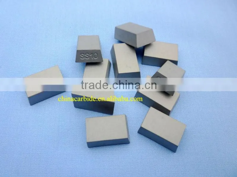 carbide stone cutting inserts SS10/hard metal