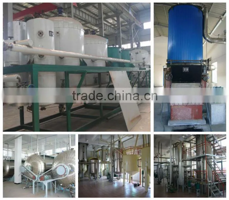 100TPD machinery equipment sunflower oil refining machine from huatai brand