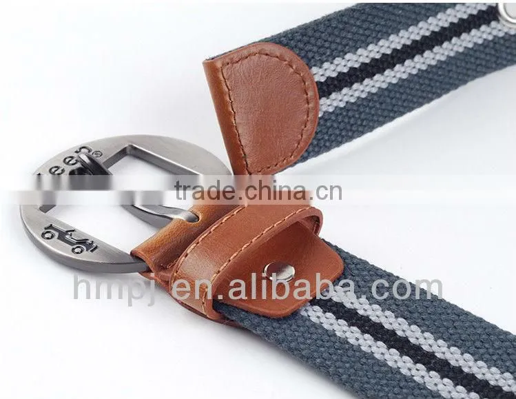 high quality 100% cotton canvas military belt with multicolor for wholesale