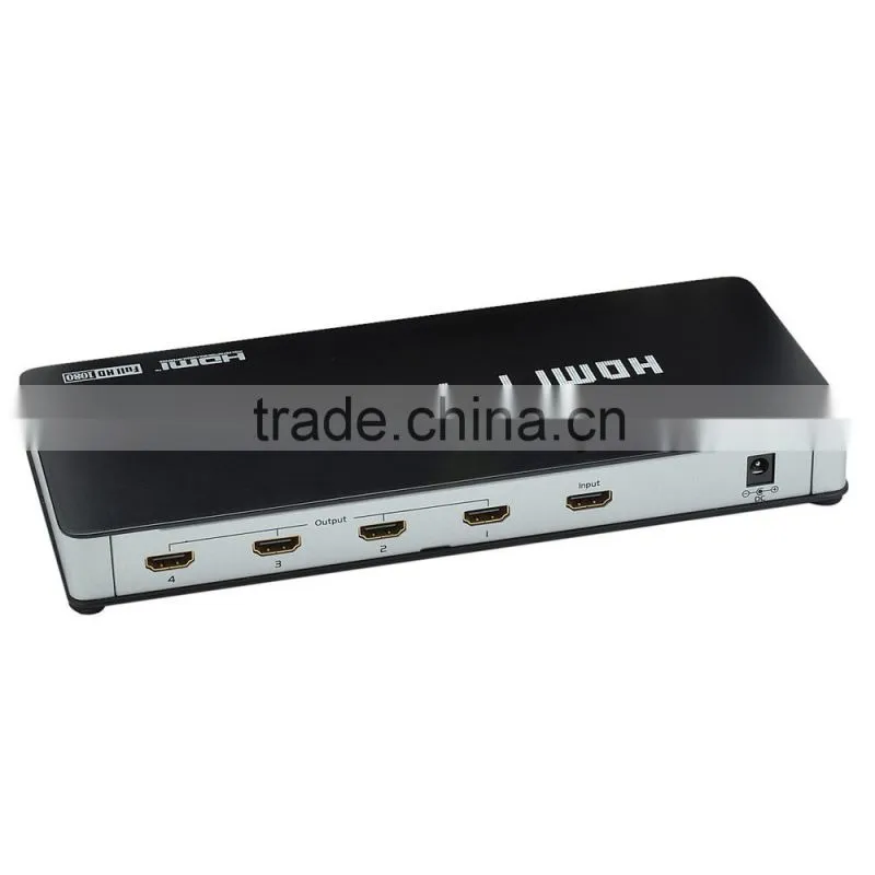 CHEERLINK HDMI V1.4 Splitter 1*4 Full of 2160p 1080p support 3D w/ Remote control - Black