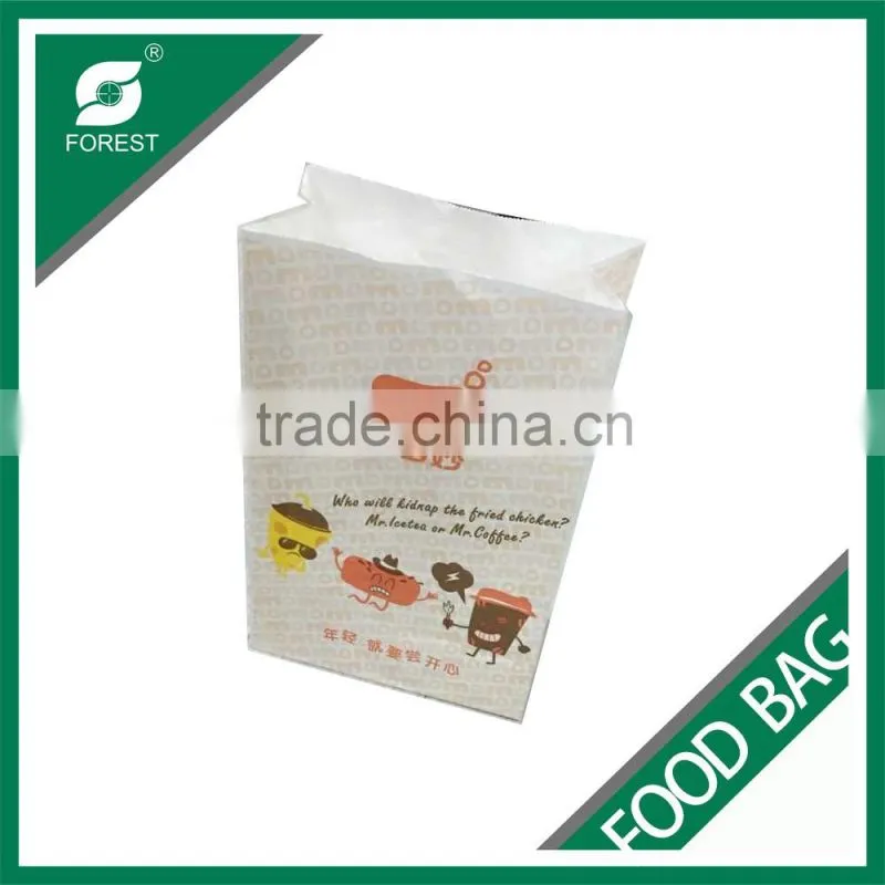 fancy printing paper bag for packing food in China mainland