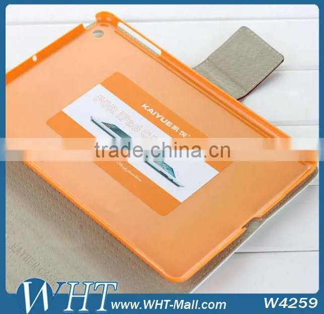 Fashion Blue Color Snake Wave Skin Kaiyue Brand Fashion Leather Stand Cover for iPad mini