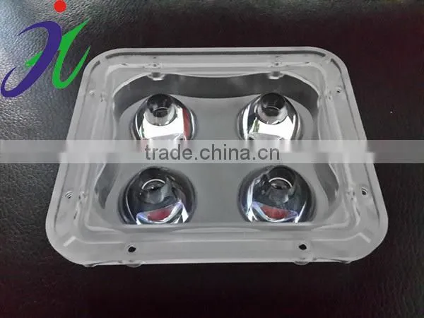4*1W plastic lens for outdoor landscape LED underground light lens