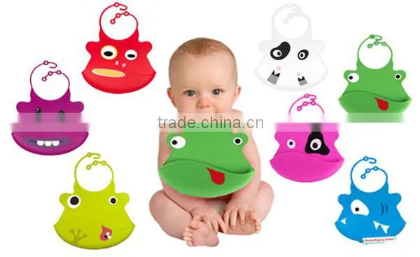 soft popular 100% food grade baby waterproof bib