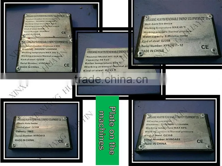 30 engineers Plastic convenient bags recycling to oil machine