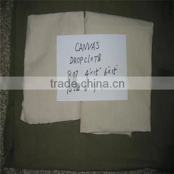 Canvas Drop Cloth cotton canavs drop cloth
