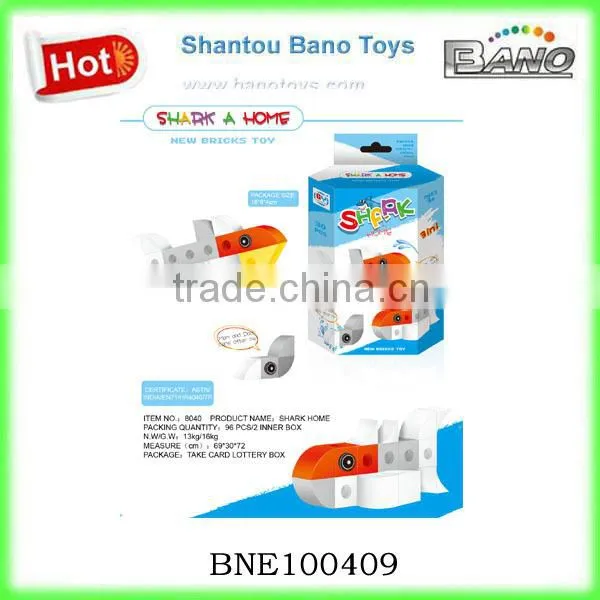 Children Assembly Toy Building Blocks Shark Series BNE100409