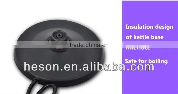 hotel appliance 1.2Liter Strix controller electric whistling kettlew with water level indicator