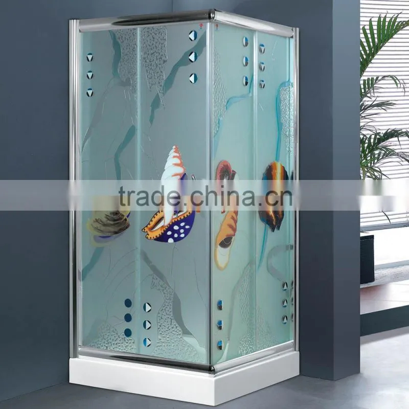 square corner shower room with acrylic shower base Y604A