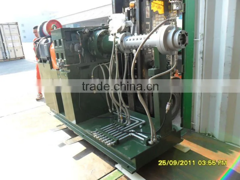 Gold Supplier High Performance 90mm Pin Barrel Cold feed rubber extruder machine