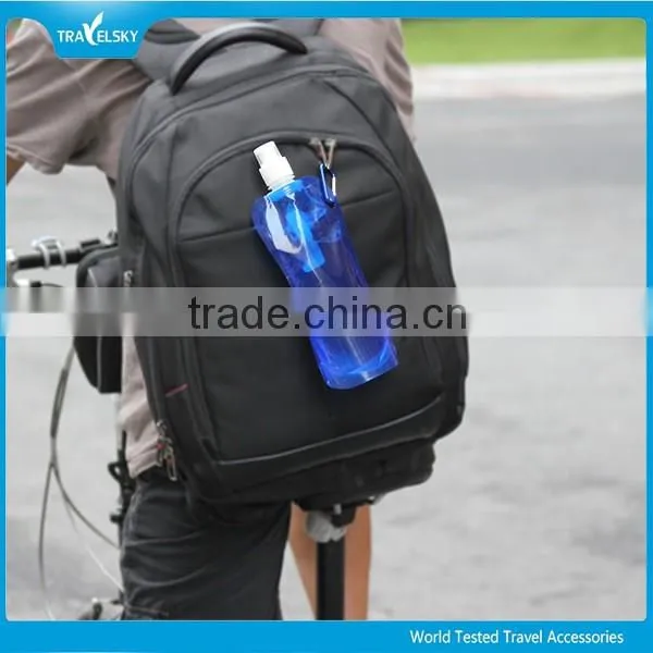 Travelsky foldable water bottle collapsible sport drinking bottle