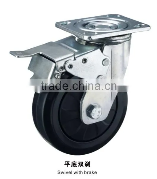 scaffold caster wheel with brake