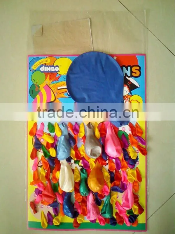 shaped latex card balloons