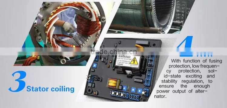 magnetic motor generator 50kva diesel generator for hot sale