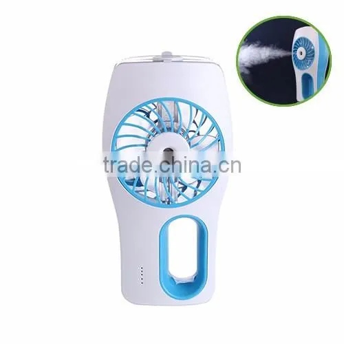 2016 Hot Sales Rechargeable Mini Misting Cooling Fan, Portable Humidification Mini Fan for Sales
