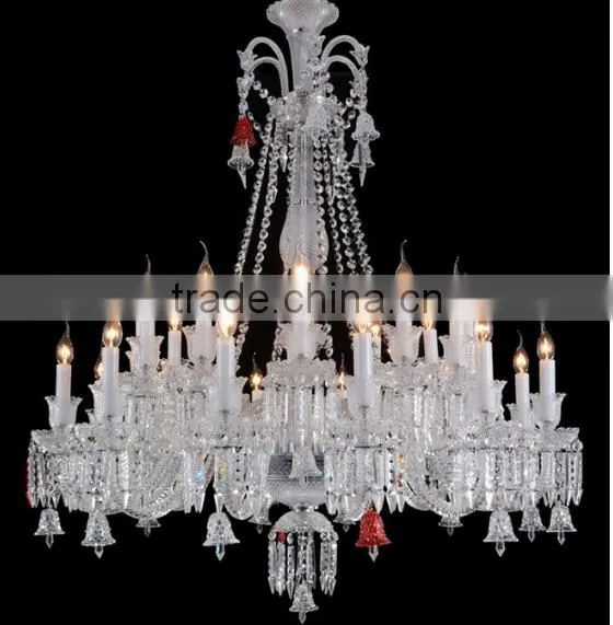 Wholesale Luxury Clear Baccarat Style Crystal Chandelier popular all over the world
