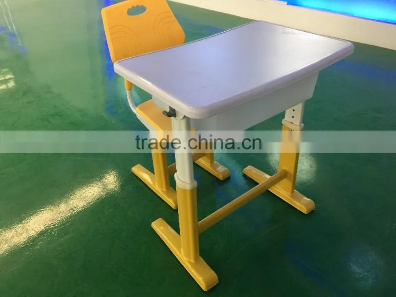 modern school desk and chair school furniture school desk with bench HXZY048